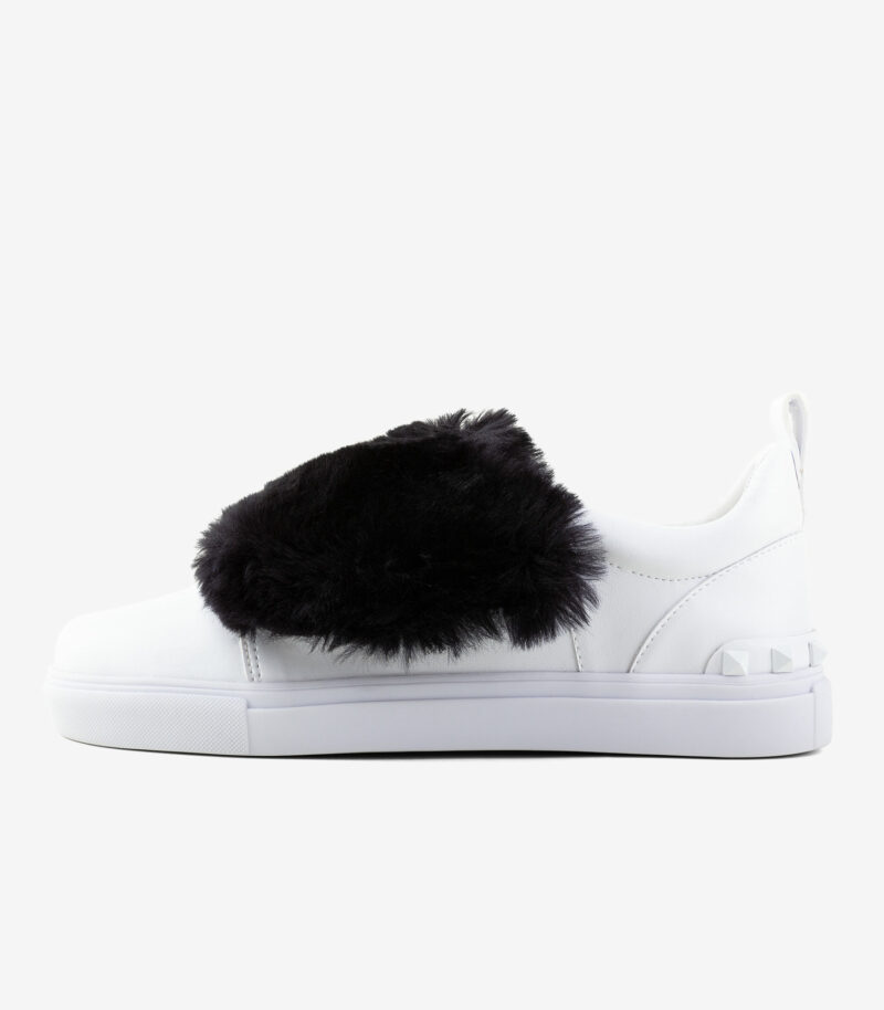 Zapatilla Mujer con Velcro y Pelo BOATING Retro