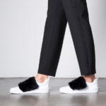 Zapatilla Mujer con Velcro y Pelo BOATING Retro