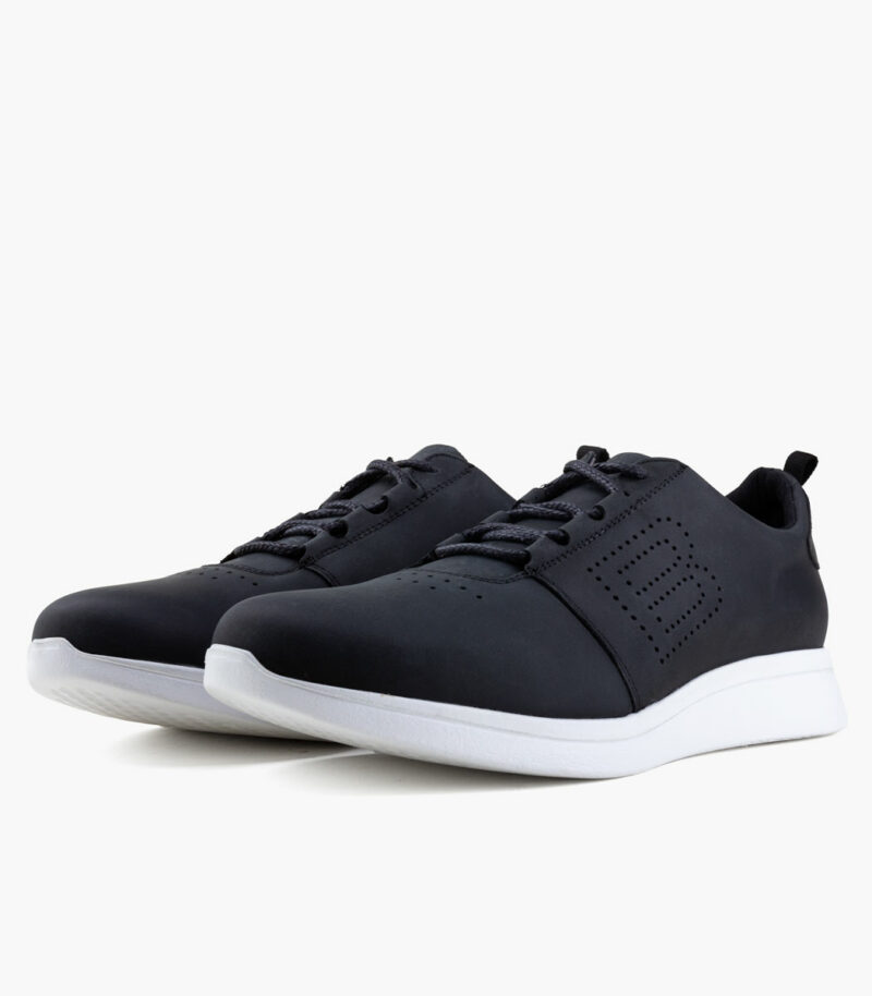 Zapatilla acordonada urbana BOATING cuero TRAINNING Hombre