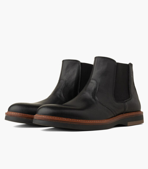 Bota Hombre Negro Boating Chelsea