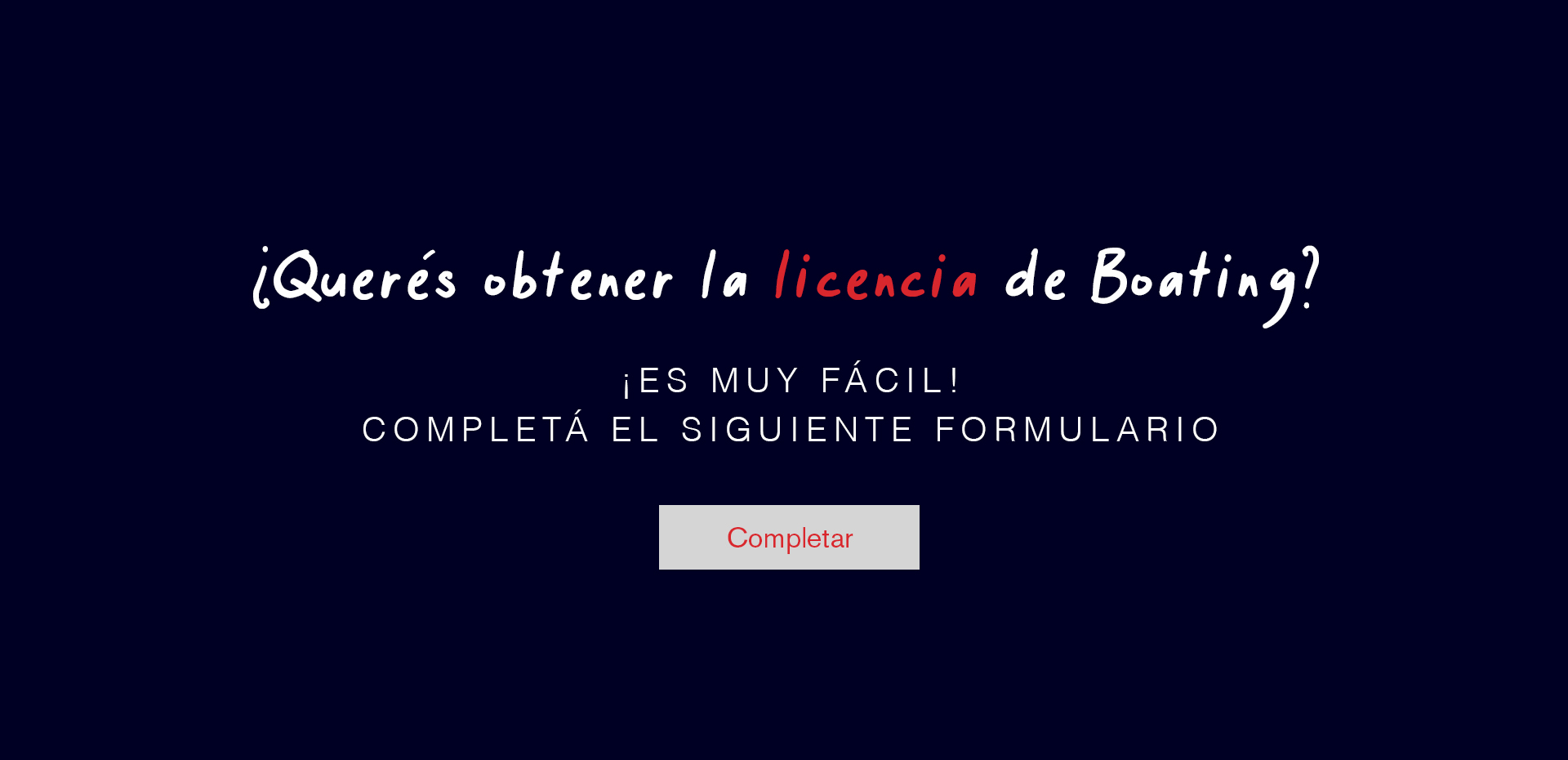 LICENCIAS BOATING